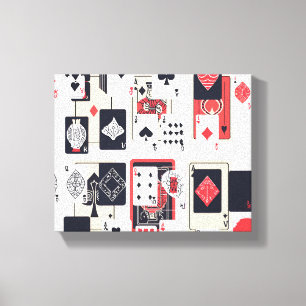Toile Plateau de cartes