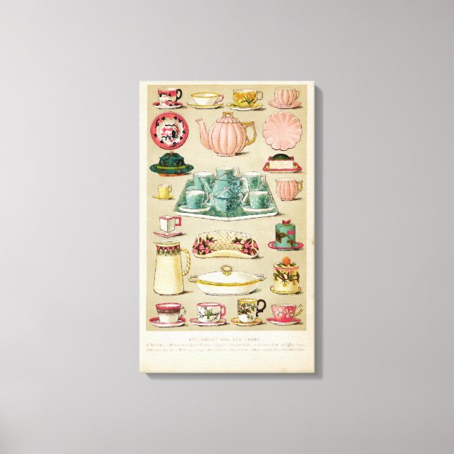 Toile Plats vintages Peinture à l'huile (Recto)