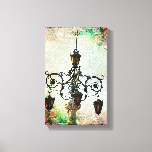 Toile Plaza Light Floral Grunge (Recto)