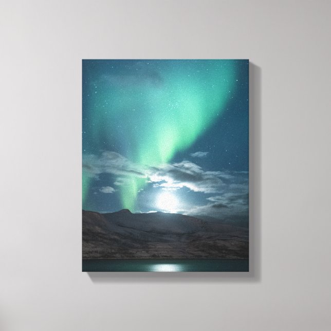 Toile Pleine lune Northern Lights (Recto)