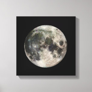 Toile Pleine lune Photographie Galileo