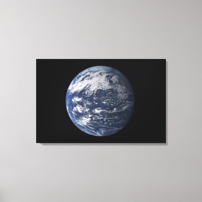 Toile Pleine Terre centrée sur l'océan Pacifique (Recto)