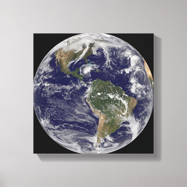 Toile Pleine Terre montrant l'ouragan Paloma (Recto)