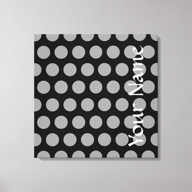 Toile Points Black Marocain Moods (Recto)
