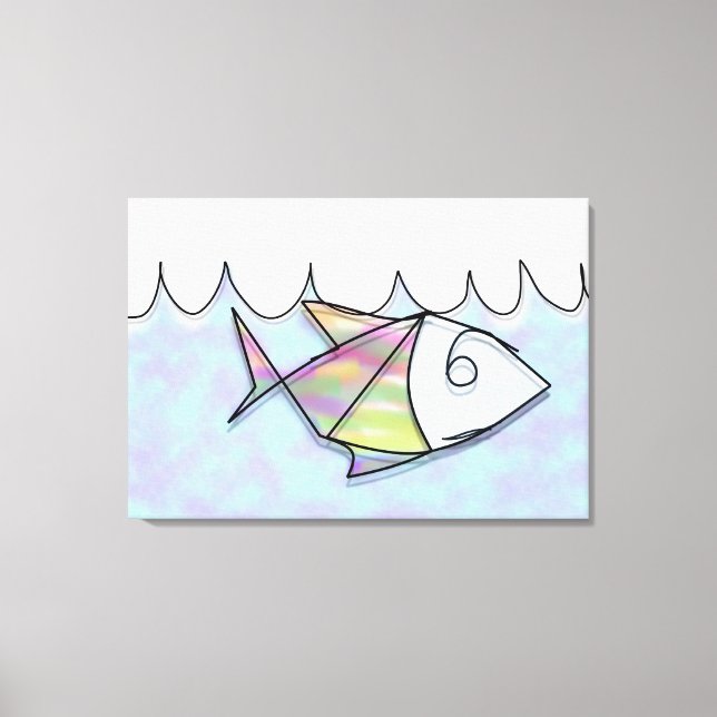 Toile Poisson à fil (Recto)