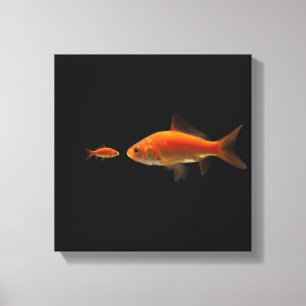 Toile Poisson rouge 2