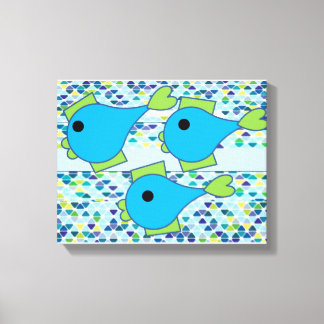 Toile Poisson Wall Art