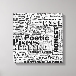 Toile Poissons Zodiac Word Cloud Inspiration