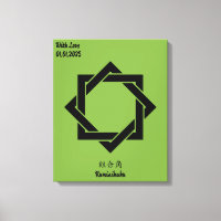 Poitrine de famille japonaise minimaliste Vintage 