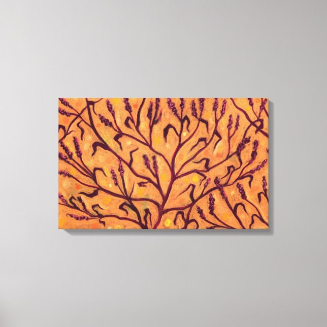 Toile Poivre à fleurs de sable Fleur sauvage Floral Art (Recto)