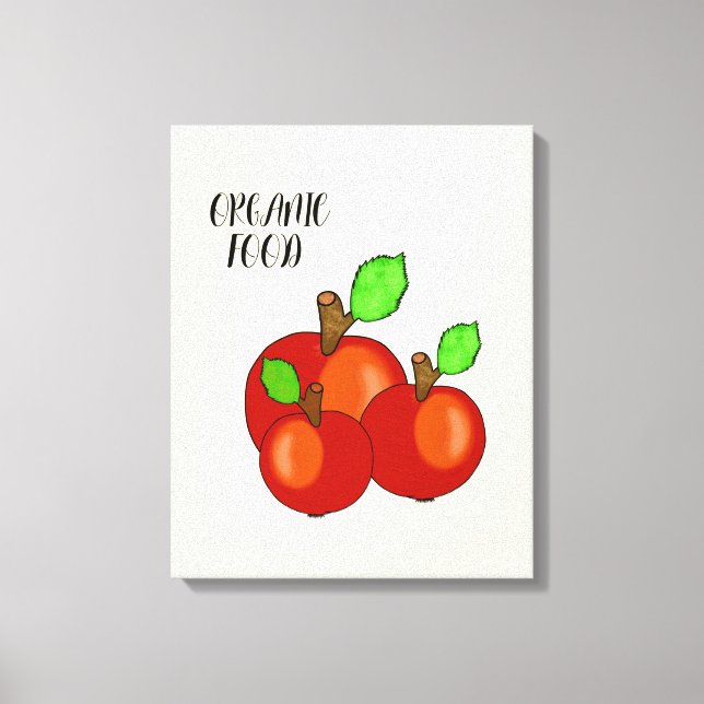 Toile Pommes rouges (Recto)