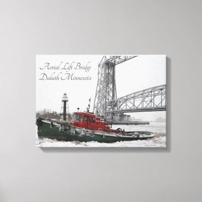 Toile Pont Aérien Duluth Minnesota (Recto)