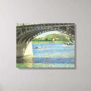 Toile Pont d'Argenteuil par Gustave Caillebotte