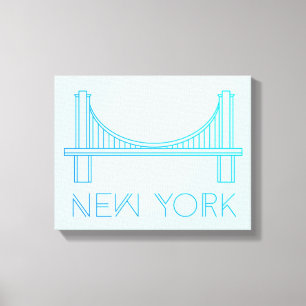 Toile Pont de Brooklyn   New York City