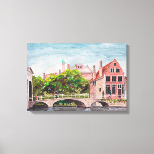 Toile Pont de Bruges par Farida Greenfield