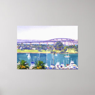 Toile Pont de la baie du Coronado