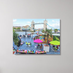 Toile Pont de la tour de Londres en été
