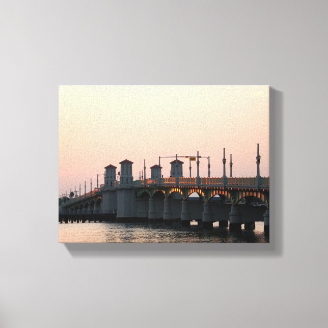 Toile Pont des Lions à St Augustine, Floride (Recto)