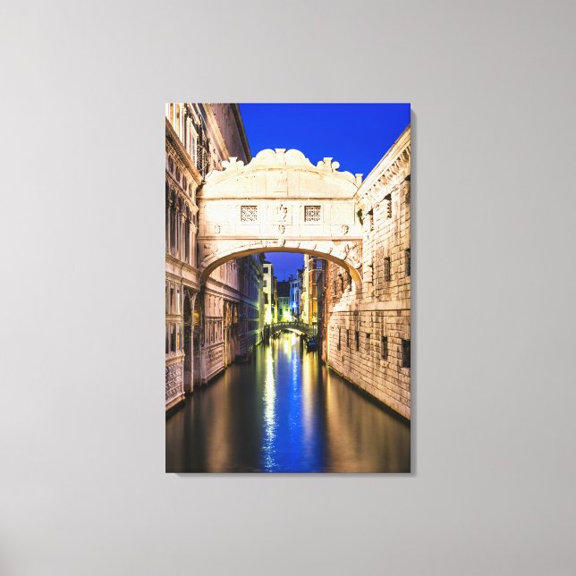 Toile Pont des Soupirs (italien Ponte dei Sospiri) (Recto)