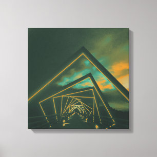 Toile pont du sentier à haut-plateau