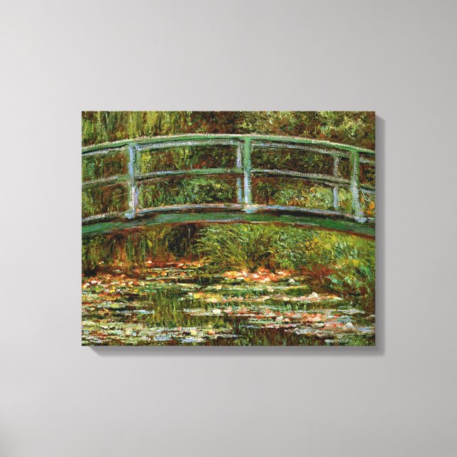 Toile Pont français de Monet Giverney (Recto)