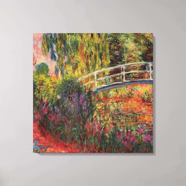 Toile Pont japonais Water Lily Pond par Claude Monet (Recto)