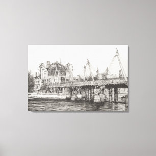 Toile Pont Londres 30/10/2006 de Hungerford