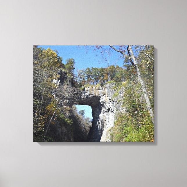 Toile Pont naturel, Virginie (Recto)