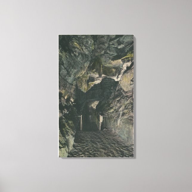 Toile Pont sous la vue Balance Rock (Recto)