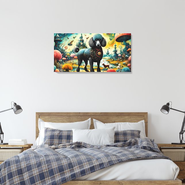 Toile Poodle In The Garden of Earthly Delights 3 (Insitu(Chambre))