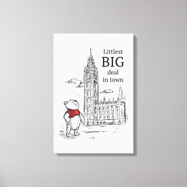 Toile Pooh | Le plus petit marché en ville (Recto)