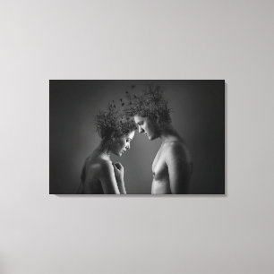 Toile Pop Art Couple