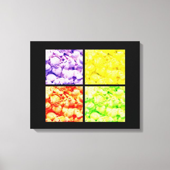 Toile Pop Art POPCORN (Recto)