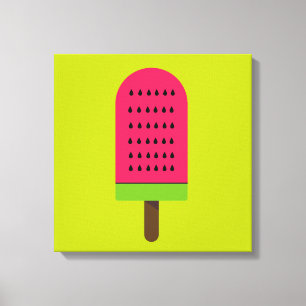 Toile Pop art popsicle fruity watermelon