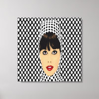 Pop Art Retro Vintage Girl Custom Wall Prints