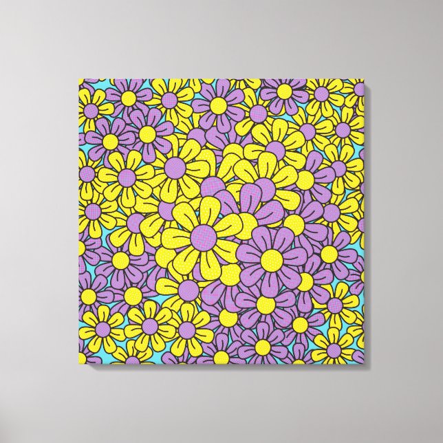 Toile Pop Fleur (Recto)