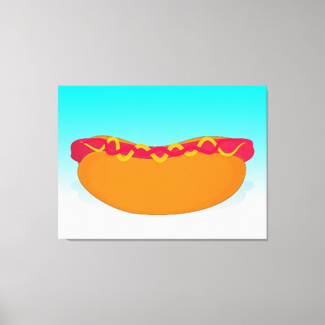 Toile Pop Hot Dog (Recto)