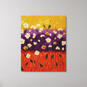 Toile "Poppies Abstraites 2" par Linda Powell~Canvas