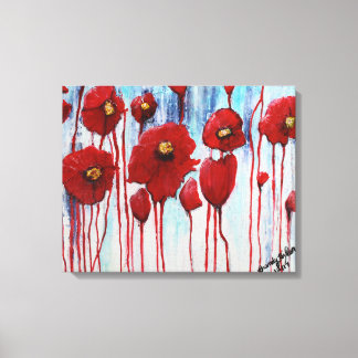 Toile Poppies en hiver