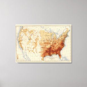 Toile Population de nègre de 56 proportions