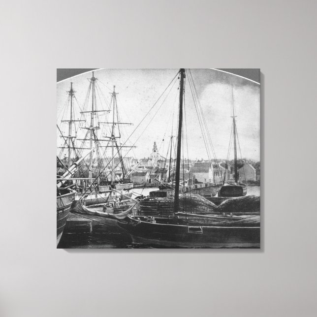 Toile Port baleinier, New Bedford (Recto)
