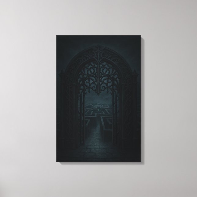 Toile Porte du Labyrinthe de fer (Recto)