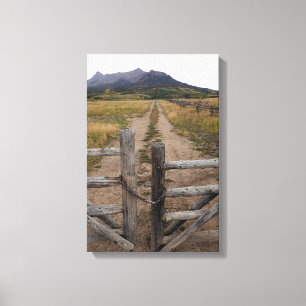 Toile Porte du ranch à la chaîne San Juan