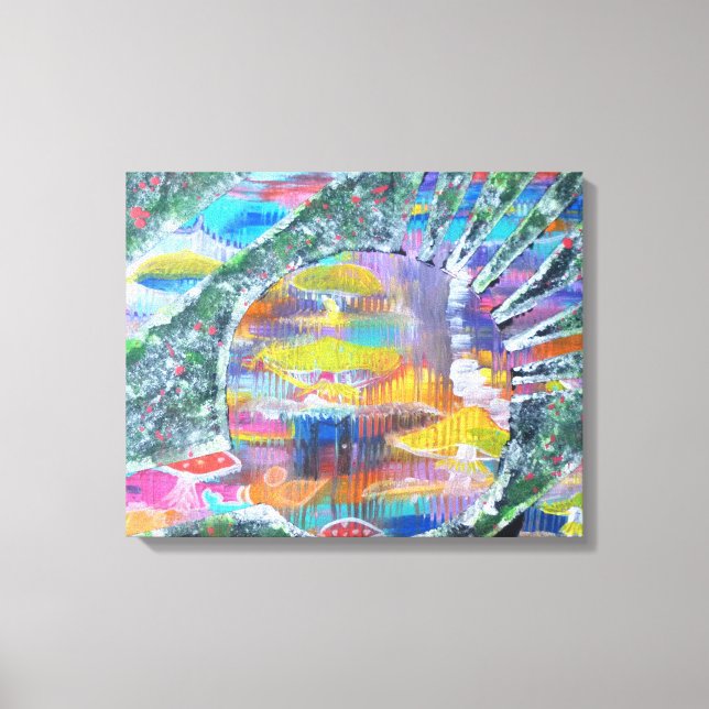 Toile Porte en terre champignon (Recto)