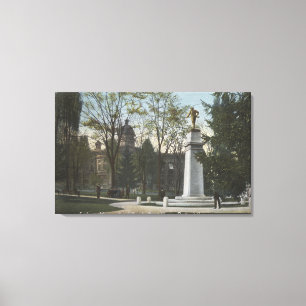 Toile Portland, Orégon - le monument du soldat et le