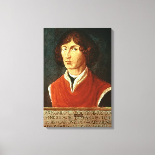 Toile Portrait d'Andreus Nikolaus Copernicus 1575 (Recto)