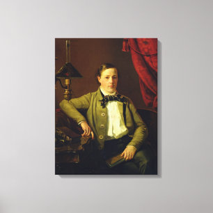 Toile Portrait d'Apollon Maykov, 1840