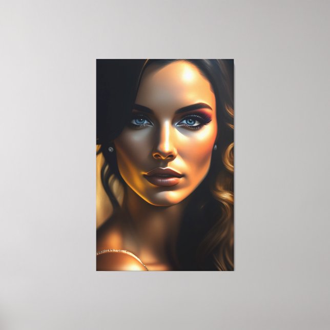 Toile Portrait de Beauté (Recto)