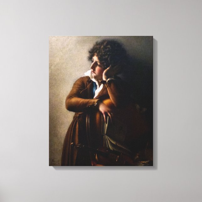 Toile Portrait de Benoît-Agnes Trioson (Recto)
