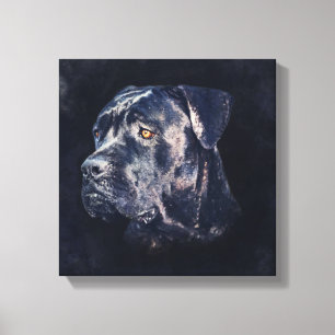 Toile Portrait de Cane Corso